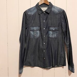 Buffalo David Bitton Jean Button Down Shirt. Size Medium.